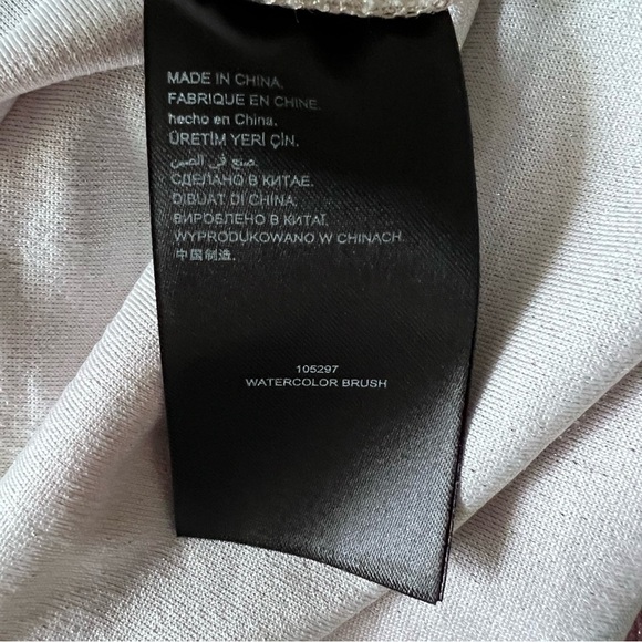 Bebe Watercolor Brush Lurex Gown Shimmery Slip Dress Size Small Party‎ Feminine - Picture 13 of 15